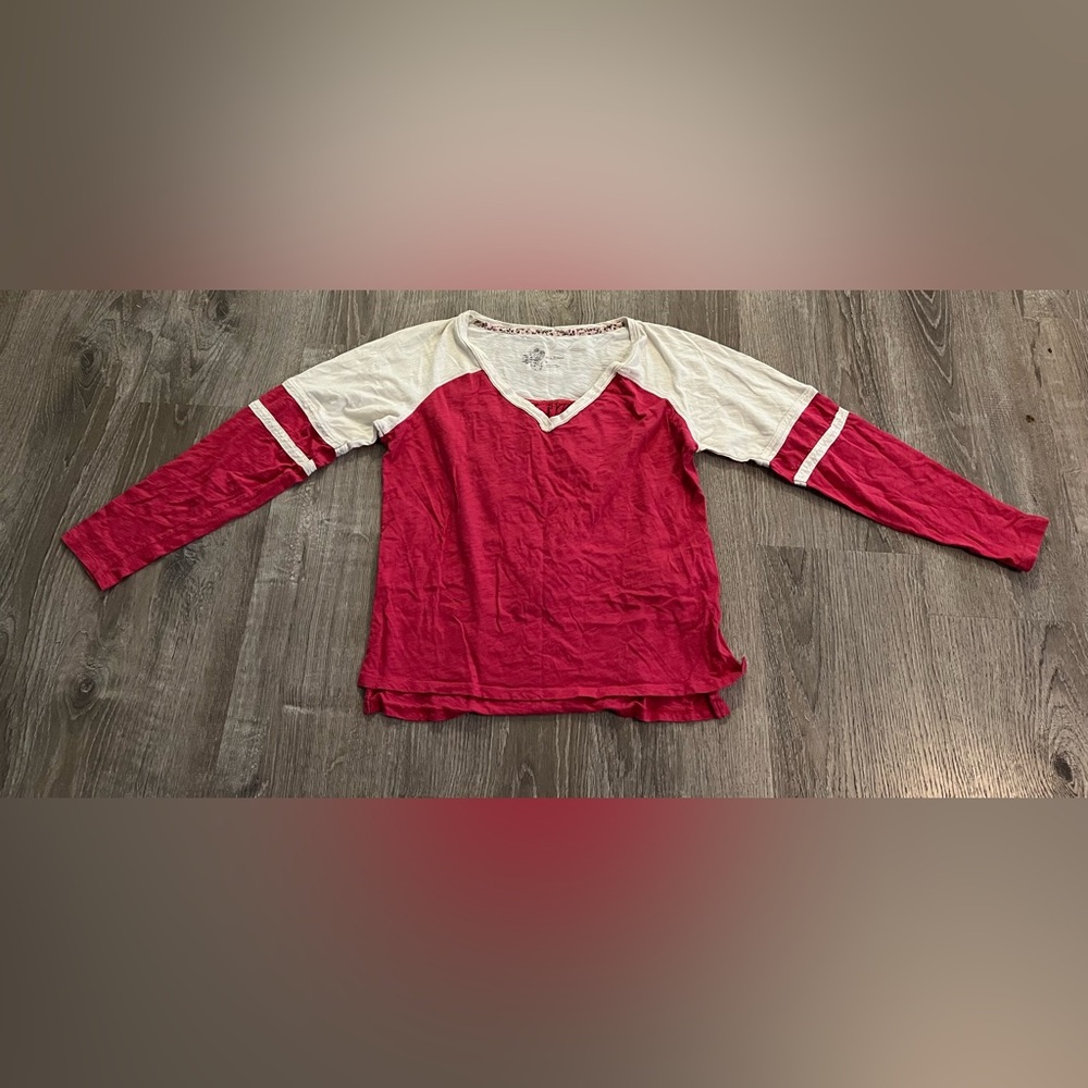 Anthropologie Pilcro Varsity Slub Tee Shirt